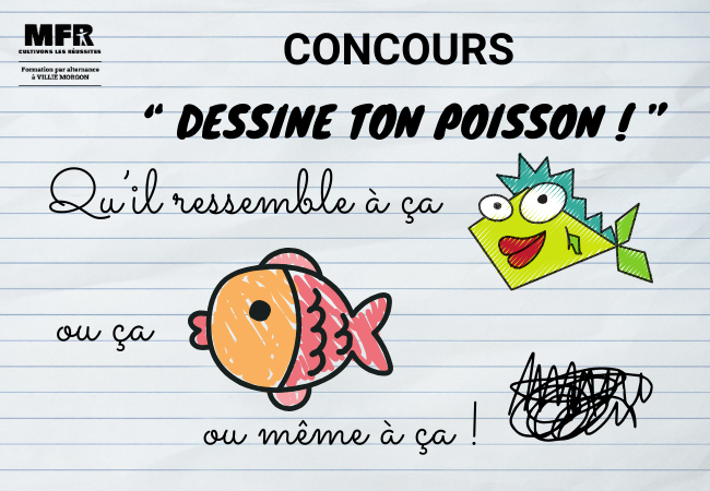 "Concours enfant dessin poisson"